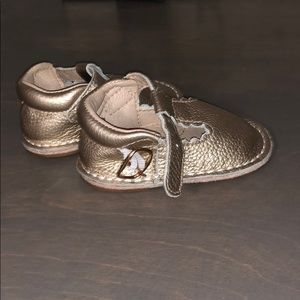 Baby girls monkey feet